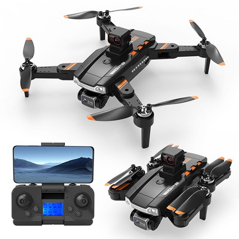 HHSSL M5 H8 - HYTOBP 고화질 8K 카메라 50매춤 GPS 13KM 5G이미지전송 내풍 전문 촬영용 드론 S1pro, 블랙 배터리2개