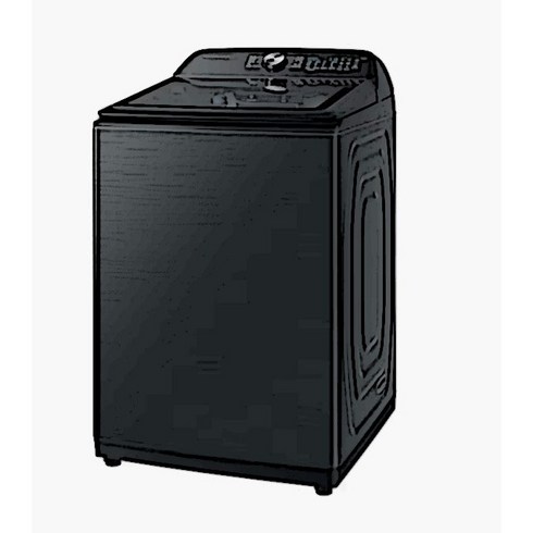 삼성전자 그랑데 통버블 세탁기 21kg 블랙 WA21A8370KV 에너지 효율 1등급 WA21A8370KV