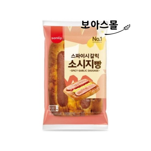 삼립 스파이시갈릭소시지빵 85g x 10봉, 10개