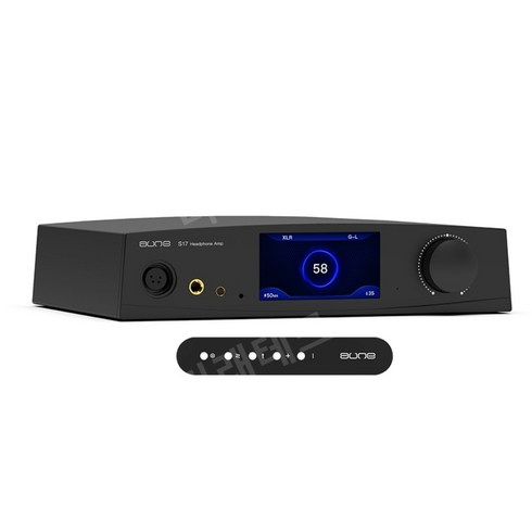 Aune S17PRO 헤드폰 프리 앰프 엠프 리시버, s17 프로 블랙
