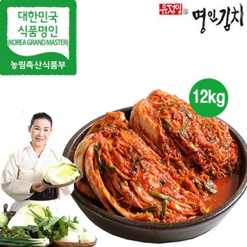 유정임 프리미엄 포기김치 (포기12kg), 1개, 12kg