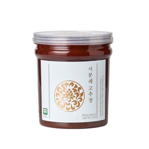 [서일농원] 서분례명인 고추장, 500g, 1개