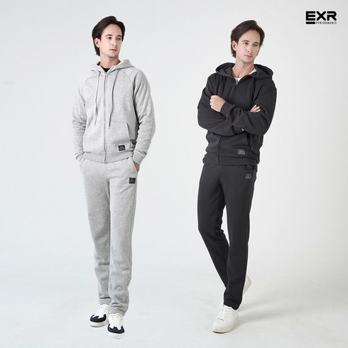 2023년 가성비 최고 신상트레킹복상하의 - EXR EXR 남성 코튼 스텐다드 웜 트랙수트 세트