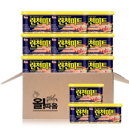 롯데푸드 런천미트, 200g, 12개