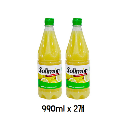 솔리몬 스퀴즈드 레몬즙, 990ml, 2개