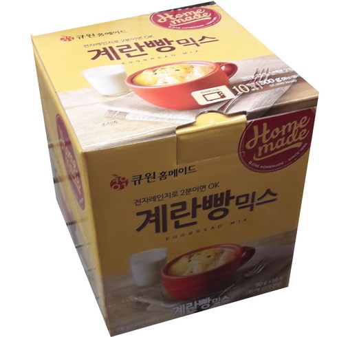 큐원 계란빵 계란빵믹스50g X10봉 즉석식품류, 500g, 1개