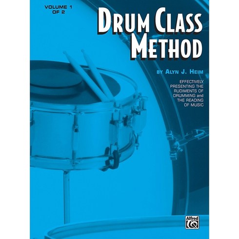 Drum Class Method Volume 1 드럼 클래스 메쏘드 1권 Alfred 알프레드 드럼 교재