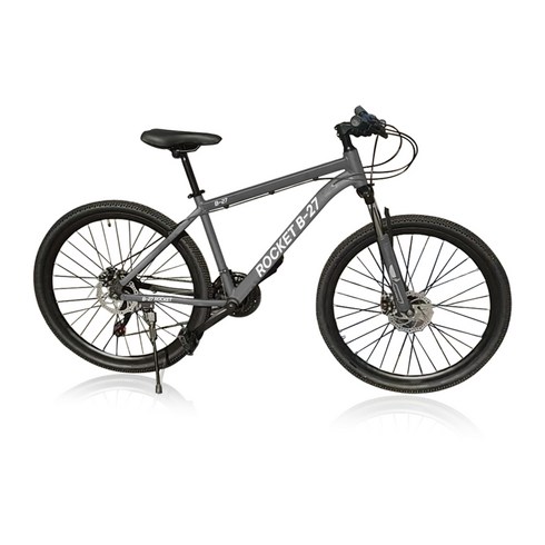 2023년 가성비 최고 성인자전거 - 닥터바이크 69.8cm 27.5인치 시마노21단 알루미늄프레임 MTB 자전거 ROCKET B-27, 멧그레이, 170cm