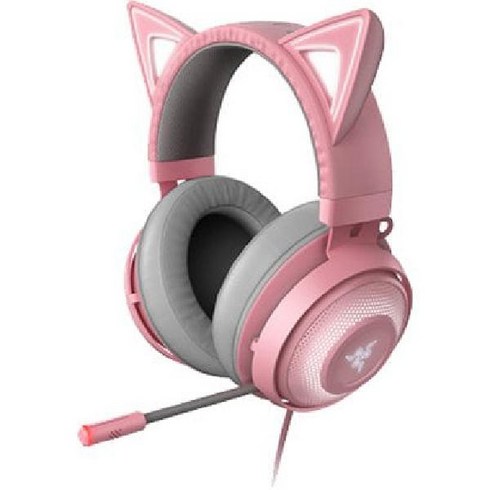 Razer 레이저 Kraken Kitty - Quartz Pink RZ04-02980200-R3M1 [게이밍 헤드셋], 단일