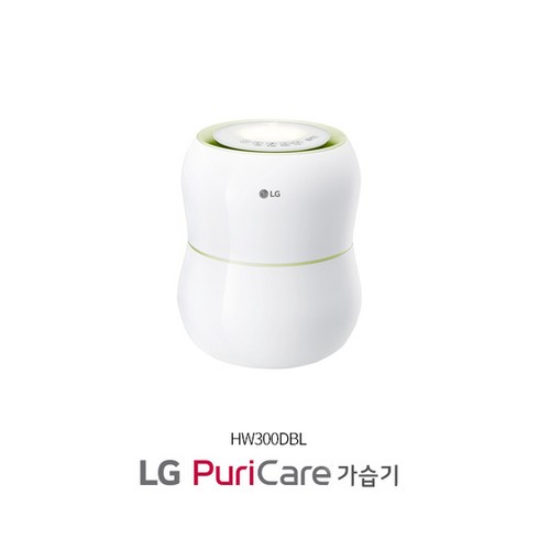 [KT알파쇼핑]LG 퓨리케어 자연기화 3.6L 가습기(HW300DBL), 라임