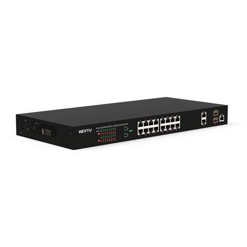 이지넷유비쿼터스 NEXT-POE1720L2-250 16포트 L2 관리형 스위칭허브, 선택없음