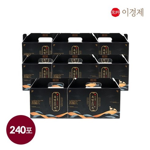 더 흑염소 진액 골드 8박스  - 이경제 흑염소 진액 240포(8박스), 없음, 2.1L, 1개