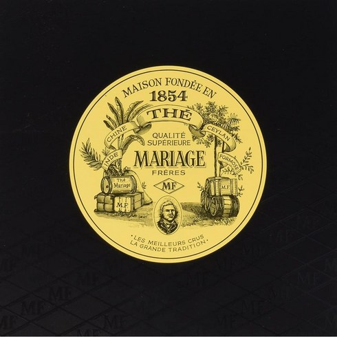 Mariage Freres 마리아주 프레르 웨딩 임페리얼 스페셜 블랙티 초콜릿 & 카라멜 MARIAGE FRERES WEDDING IMPERIAL 30개 75g, 2.5g, 30개입, 1개