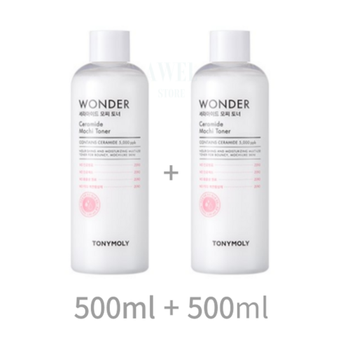 토니모리 원더 세라마이드 모찌 토너, 1000ml, 2개