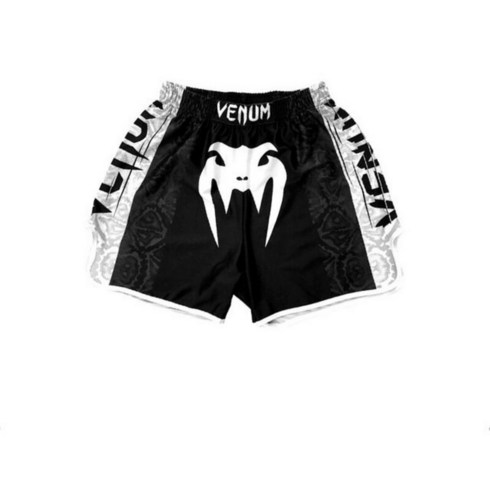 파워 속도 베놈 무에타이 복서 남성 트레이닝 샌다 파이팅 대회 러닝 스포츠 피트니스 MMA 복싱 반바지, XL, 02 Black_04 XL