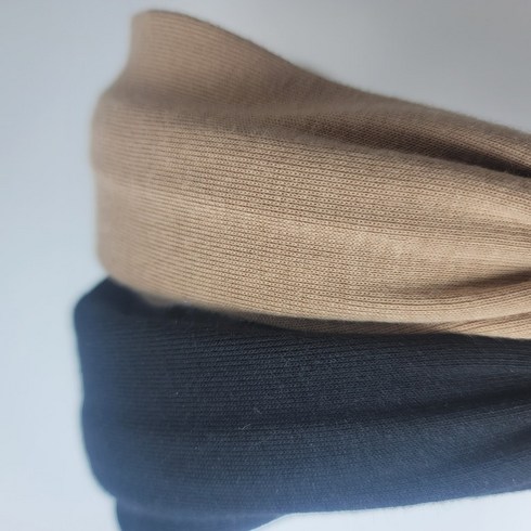 윤아 와이드 넓은 무지 면 기본 단색 체크 머리띠 헤어밴드 니트 귀안아픈 산모 헤어터번