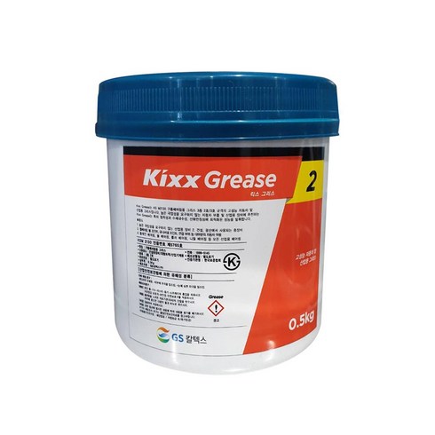 구리스 - KIXX GREASE NO.2 0.5KG 킥스그리스 골드펄, 1개