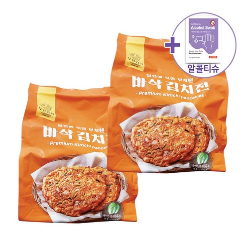 사옹원김치전 - [코스트코] 사옹원 부침명장 바삭김치전 130G 10장 김치부침개 아이스박스, 1.3kg, 2개