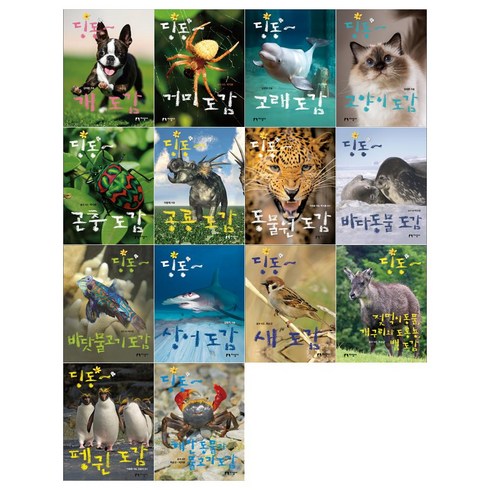 [지성사/문화상품권오천원권]딩동 도감시리즈(전14권)