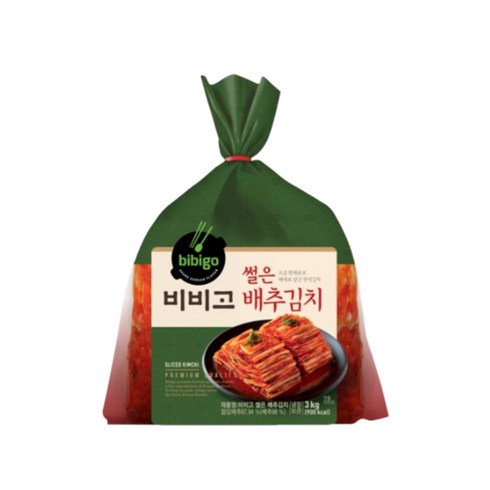 비비고 썰은배추김치 3Kg 2개