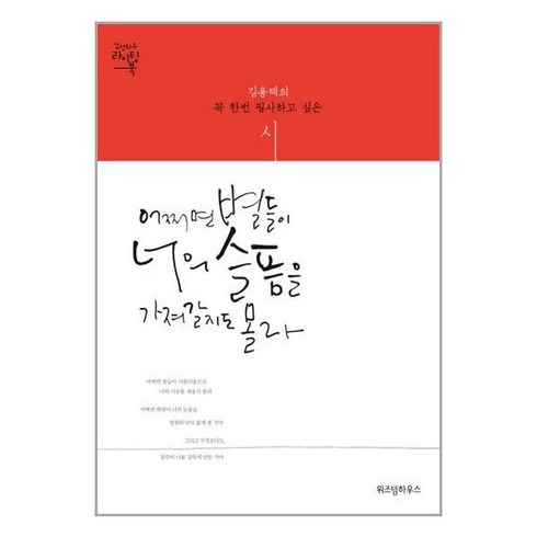 어쩌면 별들이 너의 슬픔을 가져갈지도 몰라 / 예담, 김용택 저