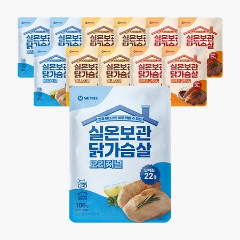 실온닭가슴살 - 미트리 실온보관 닭가슴살 3종 12팩 골라담기, 03_매콤토마토 12팩