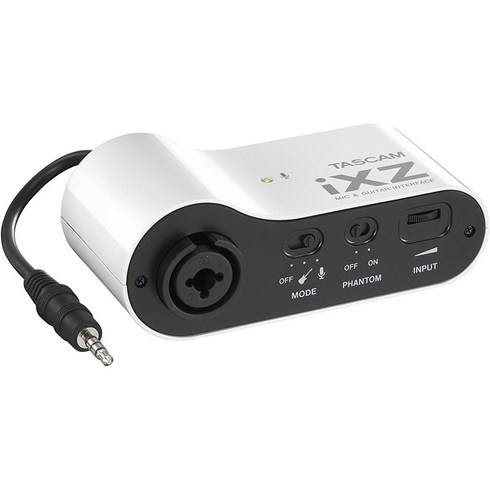 TASCAM (태스컴) iXZ 마이크 기타 인터페이스 iPad iPhone iPod touch Android 용 Youtube 포케칼라 음악 제작 생배달, 상세페이지 참조, 1개