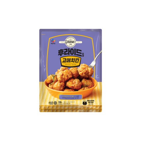 CJ 고메치킨 후라이드 550g, 3개