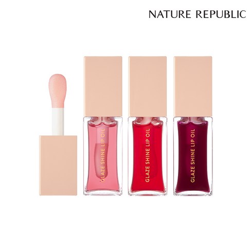 네이처리퍼블릭 글레이즈 샤인 립 오일 (3종 택 1), 03 소프트 베리 NE0743, 7g, 1개