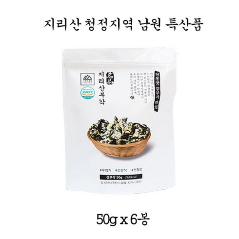 지리산 김부각50g*6봉입, 1개, 300g