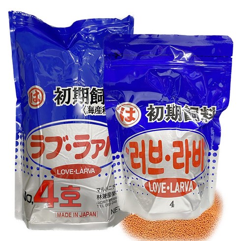 러브라바 - 전문가 구피사료 대용량 러브라바4호 500g, 1개