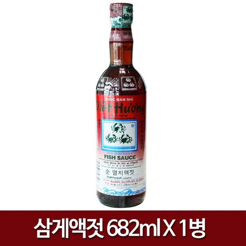 초피액젓 - 삼게상표 멸치액젓 (삼게액젓)682ml X 2병, 2개, 682ml