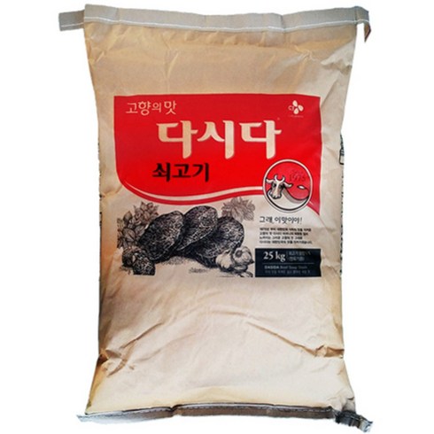 다시다25kg - 백설 쇠고기 다시다25kg 1개, 25kg