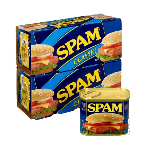 스팸340g - Spam 스팸 클래식 통조림 햄 340g 8개입, 8개