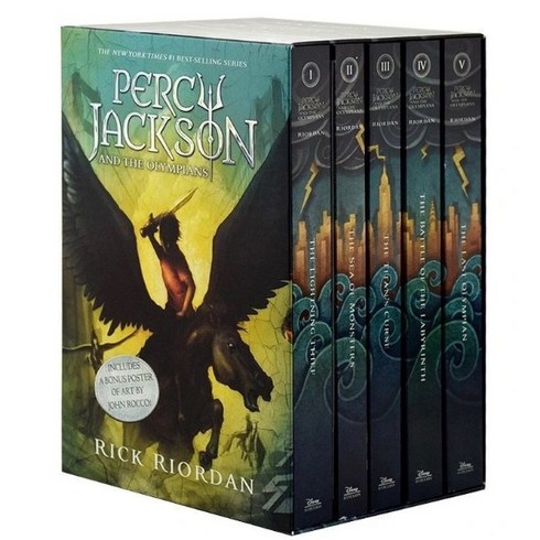 percyjackson - [영스텝북] 퍼시잭슨과 올림포스 5권 세트 영어원서 Percy Jackson and the Olympians 음원제공