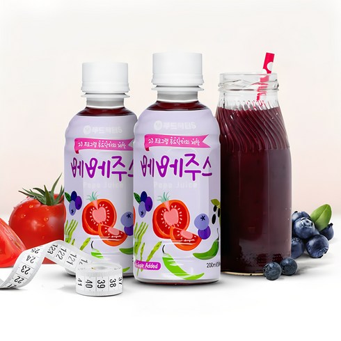 빼빼주스 17팩 - 푸드닥터S 빼빼주스 베베주스, 200ml, 17개