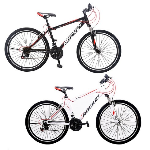 2023년 가성비 최고 중고자전거 - 닥터바이크 MTB 자전거 F-26S ROCKET, 미조립, 블랙+레드