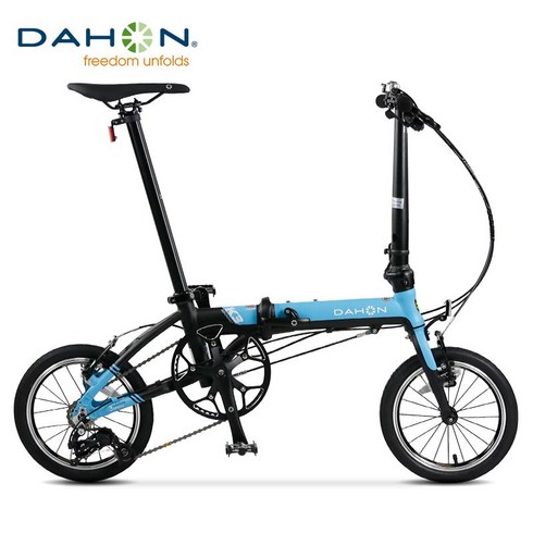 삼천리미니벨로 - DAHON 다혼 K3 미니 14인치 초경량 접이식 자전거 폴딩자전거 미니벨로, 블루 - 진정파