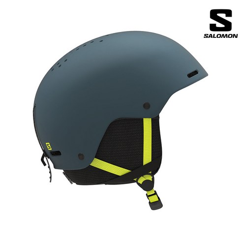 살로몬 브리게이드 아시안핏 BRIGADE AF 사이즈조절 주니어 성인용 스키 보드 헬멧, EBONY L
