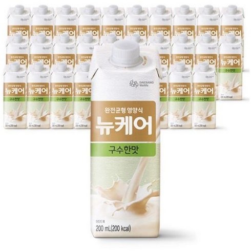 대상웰라이프 뉴케어 구수한맛 완전균형영양식, 30개, 0.2L