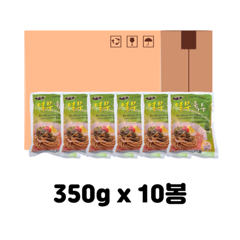 초정 열무육수 350g X 10봉, 10개