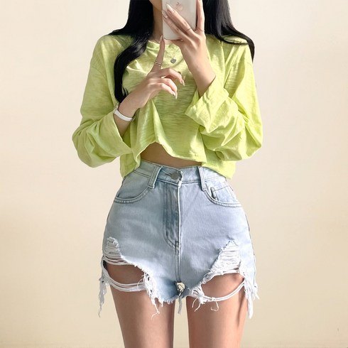 연두색 TOP01