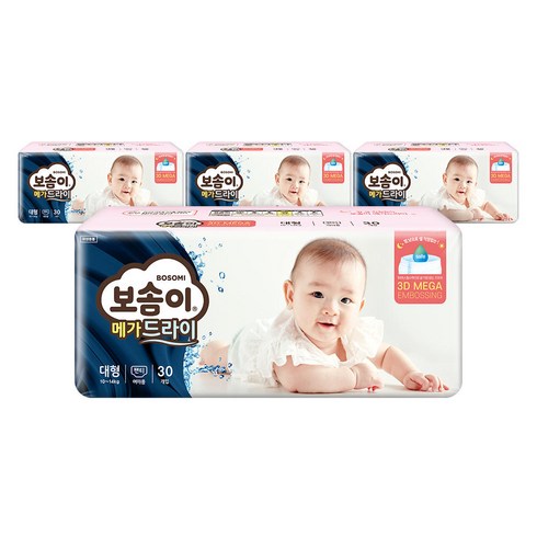 프레미뇽 에어스윙 밴드 4단계 대형 36입 4개, 메가 팬티 대형 여아, 대형(L)