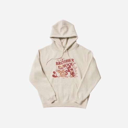 빠더너스 브라더 후드 파트 2 오트밀 그레이 BDNS 브라더Hood Part 2 Oatmeal Grey