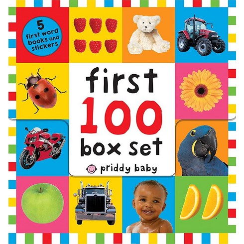 First 100 PB Box Set (5 books): First 100 Words; First 100 Animals; First 100 Trucks and Things That