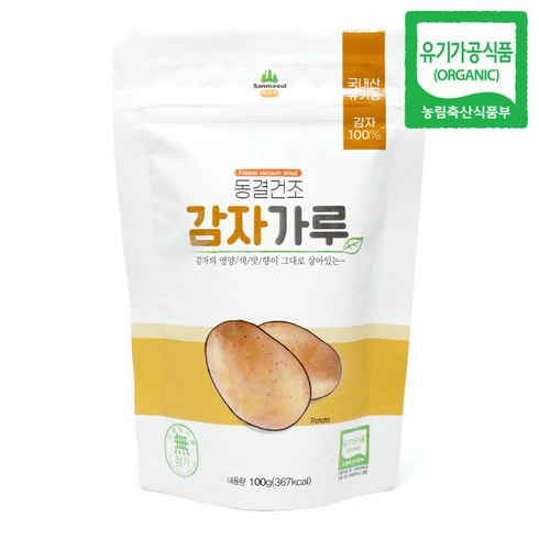 산마을 동결건조 유기농 감자가루 100g, 1개