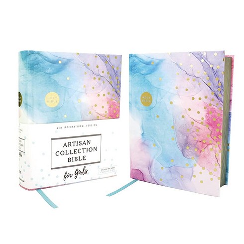 2023년 가성비 최고 올리브영상품권 - NIV Artisan Collection Bible for Girls Cloth over Board Multi-color Art Gilded Edges Red Letter