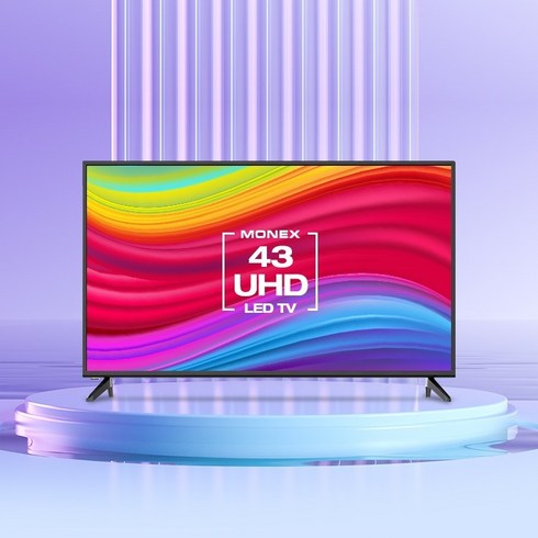 디엘티 모넥스 M433683UT 109cm 43TV 4K UHD LED TV 중형 거실 중소기업 TV, 2. 기사방문 기본 스탠드설치