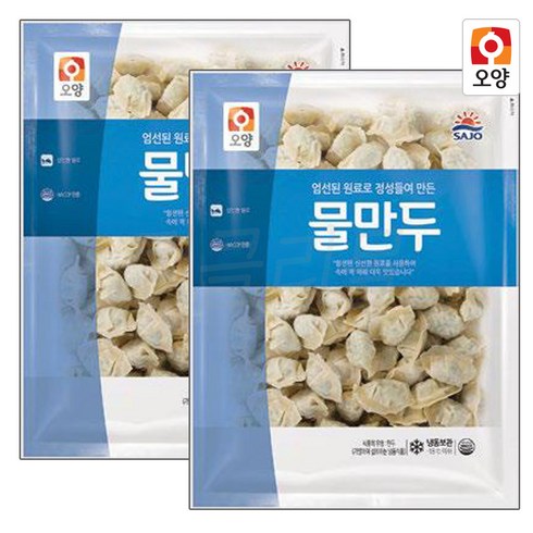 [퀴클리몰] 사조오양 대용량 물만두 2.8kg x 2개, 1개