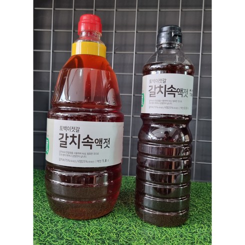 갈치속액젓 - 부안 곰소 토백이 갈치속액젓 1.8리터, 1개, 1.8L